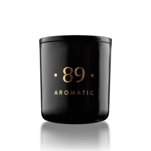 Świeca z wosku palmowego w szklanym słoiku