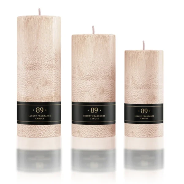 Świeca z wosku palmowego  (Okrągła)