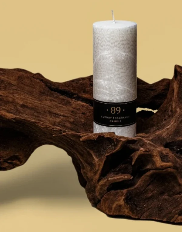 Świeca z wosku palmowego  (Okrągła)