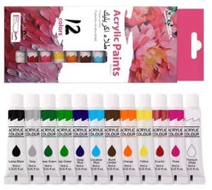 Farbki akrylowe (tubka 12x9ml)