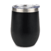 Kubek stalowy  Wine Cup - czarny z własnym logo lub dedykacją