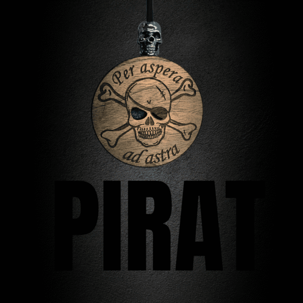 Zawieszka z motywem pirackim Zawieszka z motywem pirackim
