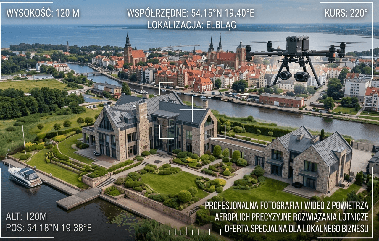 fotografia i wideo z powietrza Elblag
